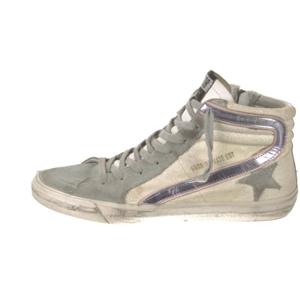 Golden Goose ColorBlock Pattern Distressed Accents sneakers size 40/10